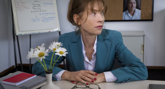 Isabelle Huppert as Esther Lafarge in TIP TOP, a film by Serge Bozon.